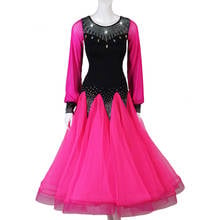 Ballroom Competition Dance Dress Women Tango Flamenco Dancing Costume High Quality long Sleeve Waltz Ballroom Dresses 2024 - buy cheap