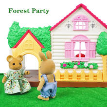 Forest Family Series Toy DIY Tree House Villa Play House Simulation Kitchen Toy Little Girl Puzzle Children Birthday Toy Gift 2024 - buy cheap