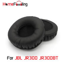 Homefeeling-almohadillas para JBL JR300 JR300BT, almohadillas para los oídos, redondas, universales, piezas de repuesto de cuero 2024 - compra barato