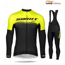 2020 Cycling Jersey Set Men Long Sleeve Clothing Scottful MTB Maillot Ropa Ciclismo Bib Pants Spring/Autumn 2024 - buy cheap