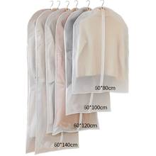 Transparent Wardrobe EVA Storage Bags Cloth Hanging Bags Garment Suit Coat Dust Cover Washable Clothing Bag Pouch Case Organizer 2024 - buy cheap