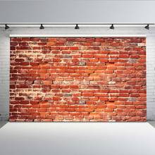 Vintage Red Brick Wall Background for Photography Backdrop for Photo Studio Customize Y-712 2024 - buy cheap