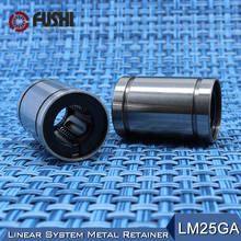 LM25GA Linear Ball Bearings 25x40x59mm ( 1 PC ) CNC Metal Steel Retainer Linear Bushing LM25UU Shaft 25MM LM25 GA Bearing 2024 - buy cheap