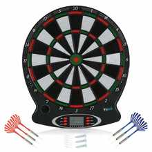 US 15inch Electronic Dartboard Automatic Scoring Dart Board Soft Tip Darts Target Board Office Party Bar Game Entertainment Tool 2024 - buy cheap