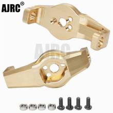 AJRC 2PCS Brass Heavy Counterweight Front Caster Blocks Portal Drive for RC Crawler Traxxas TRX-4 TRX-6 8232 Upgrade Parts 2024 - buy cheap