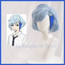 Anime Tower of God Cosplay Aguero Agnes Khun Wig Short Light Blue Synthetic Hair Adult Kami no Tou Wig 2024 - buy cheap