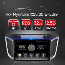 Radio Multimedia con GPS para coche, reproductor con Android 11, navegador, vídeo, pantalla táctil 2.5D, Carplay, para Hyundai IX25, Creta 2015, 2016, 2017-2019 2024 - compra barato