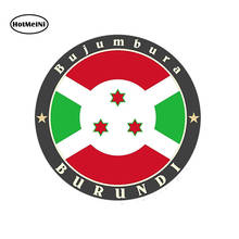 HotMeiNi Car Styling Car Sticker Burundi Vinyl Sticker Laptop Travel Luggage Car Waterproof Accessories 13x13 cm 2024 - buy cheap
