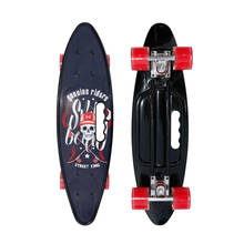 Único rocker skate fishboard abs board pu flash roda banana penny skate 23in cruiser scooter das mulheres dos homens patinação deck 2024 - compre barato