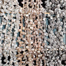 9-10MM 40Pcs=1Strand/Lot Petals Irregular 100% Natural Freshwater Pearl Beads Charms Jewelry Loose Bead 2024 - buy cheap