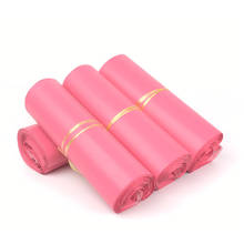 100Pcs/Lot Pink Poly Mailer Plastic Shipping Bags Waterproof Mailing Envelopes Self Seal Courier Bags Thicken Post Bags 9 Sizes 2024 - buy cheap