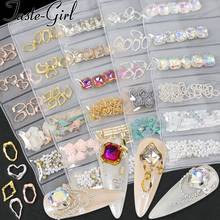 Mixted Style Strass Nail Art Decoration Rhinestones Gems Metal Rivet Manicure Supplies Glitter Nails Accesorios Tools Charms Set 2024 - buy cheap