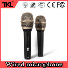 Tkl-microfone com fio, dispositivo portátil, dinâmico, com fio, karaoke 2024 - compre barato