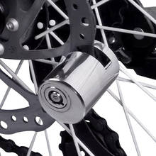 Trava de segurança para disco de freio de bicicleta, à prova d'água, antifurto, com duas chaves 2024 - compre barato
