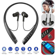 Bluetooth 5.0 Neckband Headset Wireless Earbud Stereo Earphone Sport Not In-Ear Headset Earphone In-Ear Headphone w/ Mic 2024 - buy cheap