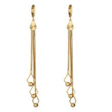 Vintage Gold Color Long Tassel Drop Earrings for Women Geometric Korean Bridal Dangle Earring Fashion Jewelry Oorbellen 2020 2024 - buy cheap