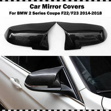 Replacement F22 For BMW 2 series coupe 220i 228i M235i M240i 2014-2018 Mirror covers convertible F23 Side Door Mirror Wing cap 2024 - buy cheap