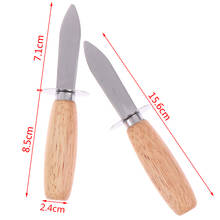 Oyster Knife Sharp-edged Shucker Shell Seafood Opener Tool With Wooden Handle 2024 - buy cheap