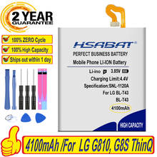 Batería de BL-T43 de 100% mAh, para LG G810, G8S ThinQ, G8S ThinQ Global, LMG810EA, LMG810EAW, LM-G810EAW, 4100 nueva 2024 - compra barato