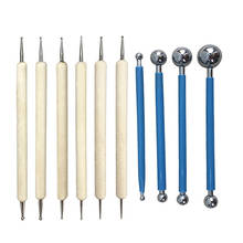 10 pçs pontilhar kit de ferramentas diy bola de aço inoxidável styluses para mandala rock pintura din889 2024 - compre barato