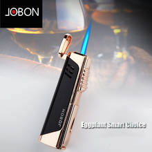 2020 Jobon Metal Triple Torch Gas Window Lighter 1&3 Jet Gas Cigar Three Turbo Windproof Powerful Spray Gun Kitchen Pipe Lighter 2024 - buy cheap