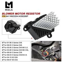 Resistor de Motor de ventilador de calentador de coche de etapa Final, alta calidad, para BMW E46, E39, X5, X3, 64116923204, 64116929486, 64118385549, 64118364173 2024 - compra barato