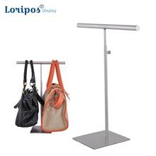 Stainless Steel Metal T Bracket Hook Skirt Necktie Hanger Scarf Bag Rack Holder Hanging Stand Hook Desk Scarf Tie Bag Display 2024 - buy cheap