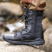 Autumn Ultra Light Men's Tactical Boots Special Forces Military Boots Male Outdoor Waterproof Non-slip Hiking Shoes Travel Shoes 2024 - buy cheap