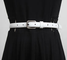 Women's runway fashion genuine leather Cummerbunds female Dress Corsets Waistband Belts decoration narrow belt R3403 2024 - buy cheap