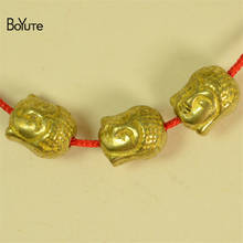 BoYuTe (10 Pieces/Lot) 10.5*9*8MM Metal Brass Double-sided Guanyin Buddha Beads Diy Hand Made Beads Jewelry Making 2024 - buy cheap