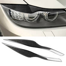 Car Headlight Eyebrow Eyelid Cover Trims Decal For BMW 2004 2005 2006 2007 2008 3 Series E90 E91 Sedan Wagon Models 2024 - buy cheap