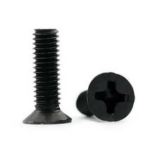 Countersunk Head Screws Black Zinc Plated Phillips Flat Bolts Screw M2 M2.5 M3 2024 - buy cheap