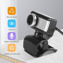 Cámara Web portátil de 50,0 megapíxeles, Webcam con Clip HD, USB 2,0, micrófono para PC, ordenador portátil y de escritorio 2024 - compra barato