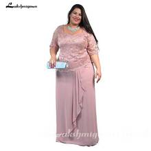 Plus Size half sleeves Mother of the Bride Dresses 2020 Women Evening Party Dresses Wedding Guest Gowns Vestido de Madrina 2024 - buy cheap