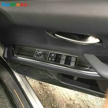 Tampa de painel interior da porta do carro, adesivo de aço inoxidável para lexus ux 200 250h 260h 2019 h 2020 2021 2024 - compre barato