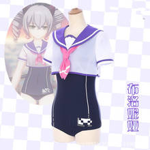 High Quallity Anime Honkai Impact 3 Bronya Zaych Swimming Suit Woman Cosplay Costume Top + Accessory 2024 - buy cheap