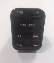 YTEHETY USB Автомобильное зарядное устройство с fm-передатчиком, авто беспроводной Bluetooth Handsfree FM модулятор, зарядное устройство для телефона в автомобиле для iPhone 2024 - купить недорого