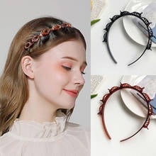 MueRaa-horquillas de doble flequillo Unisex, diadema de moda, diadema deportiva para mujeres y niñas, accesorios para el cabello 2024 - compra barato