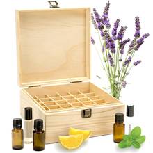 25 Grids Compartment Essential Oil Storage Box Oil Bottle Organizer Case Wood Box for Travel Perfume Carrying Container 2024 - buy cheap