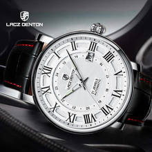 Lacz Denton Mechanical Automatic Watch Men's Watch Luxury Fashion Business Military Brand 30M Life Waterproof Stainless Steel 2024 - buy cheap