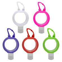 Portable 30ml Silicone Travel Bottle Silicone Refillable Squeezable Container Hand Sanitizer Empty Keychain Carrier 2024 - buy cheap