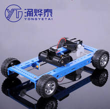 YYT Four-wheel drive car DIY assembled toy car puzzle model assembly creative smart technology products manual brain 2024 - buy cheap