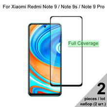 Vidrio protector para Xiaomi Redmi Note 9 / Note 9 Pro / Note 9s, vidrio templado de cobertura completa para Xiaomi Redmi Note 9 9s 9 Pro 2024 - compra barato