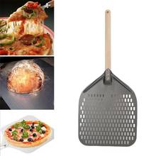 1 шт. твердая анодированная алюминиевая лопатка для пиццы со съемной ручкой, индивидуальная лопатка для пиццы, лопатка для выпечки, кухонный инструмент 2024 - купить недорого