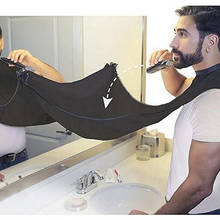 Hot Sale Bathroom Accessories 1Pcs Male Shaving Cloth Shaved Beard Shape Bib Beard Apron Men Haircut Apron Cleaning Protecter 2024 - buy cheap