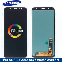 Super AMOLED A6+ LCD Display For Samsung Galaxy A6 Plus 2018 A605 A605F A605FN A605GN LCD Display Touch Screen Digitizer Assembl 2024 - buy cheap