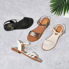 QZYERAI-Sandalias de piel de vaca auténtica para mujer, zapatos modernos, geniales, talla 34-43, Verano 2024 - compra barato