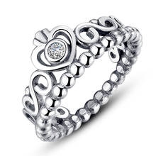 CodeMonkey 100% 925 пробы Серебряное кольцо для женщин Моя Принцесса Королева Корона стекируемые кольца дропшиппинг ювелирные изделия R7110 2024 - купить недорого