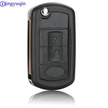 Jingyuqin 3 кнопки флип автомобильный пульт дистанционного ключа оболочка для LAND ROVER LR3 Range Rover Sport Discovery Замена авто брелок чехол 2024 - купить недорого