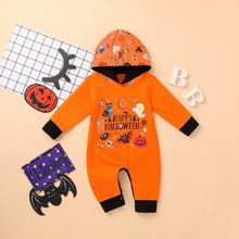 Halloween Newborn Baby Girls Boys Pumpkin Hood Romper Long Sleeve Jumpsuit Outfit Clothes 0-24M Baby 2024 - buy cheap